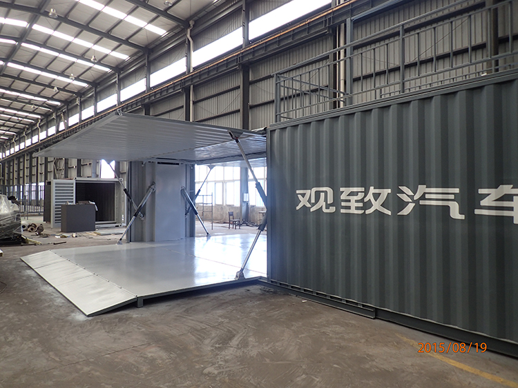 Expandable Prefabricated 40 Foot Shipping Container House Show Stage
