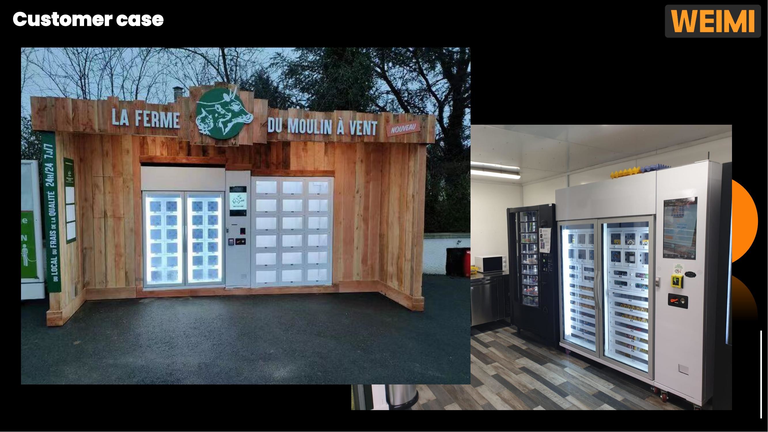 Micron Exported Globally Customized Locker Vending Machine For Eggs Cheese Fresh Flowers Vending Machine