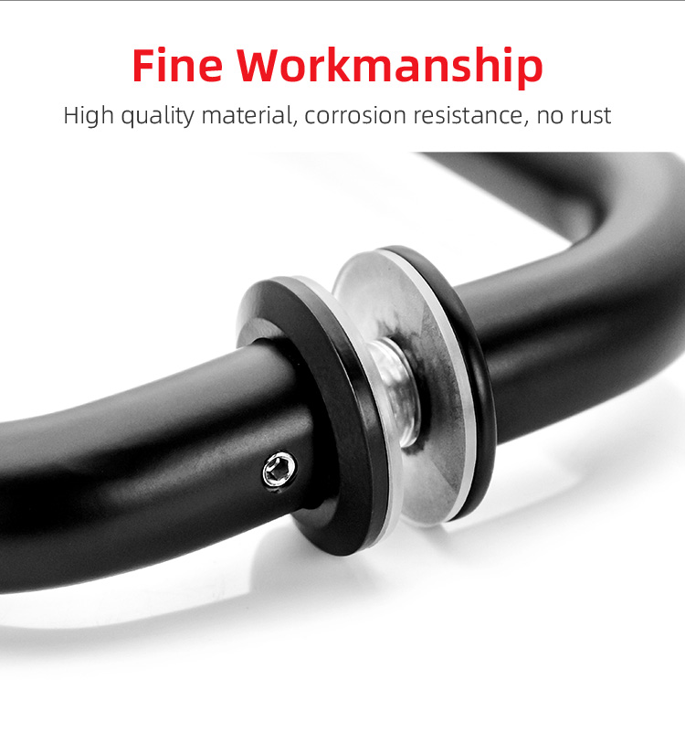 1000mm Long Customizable Double Sided Glass Door Pull Handles for Modern Design Style
