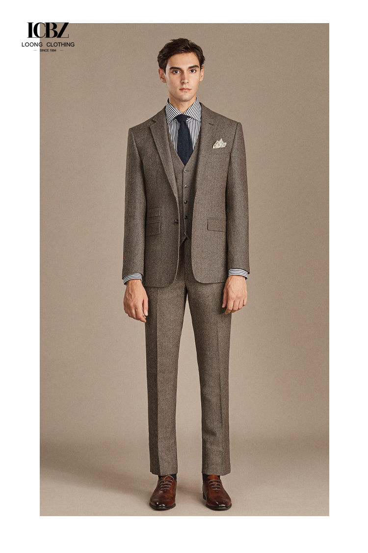 V-neck Collar Men's Blazer The Ultimate Choice for Spring and Autumn by Sidiou Group