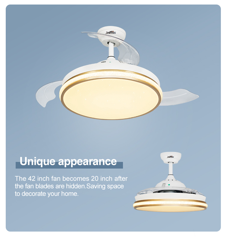 retractable ceiling fan