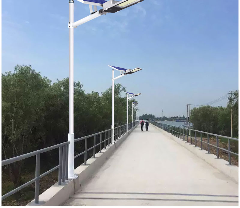 300W solar led street light
