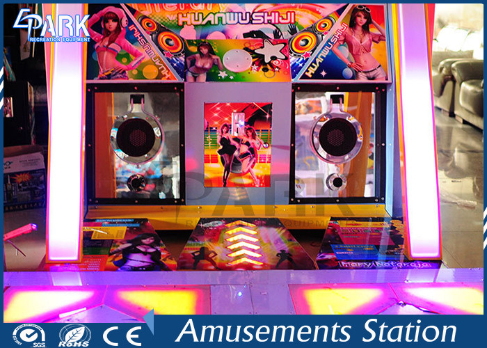 Commercial Dance Hero Arcade Dance Machine Easy Operated With Flash Light