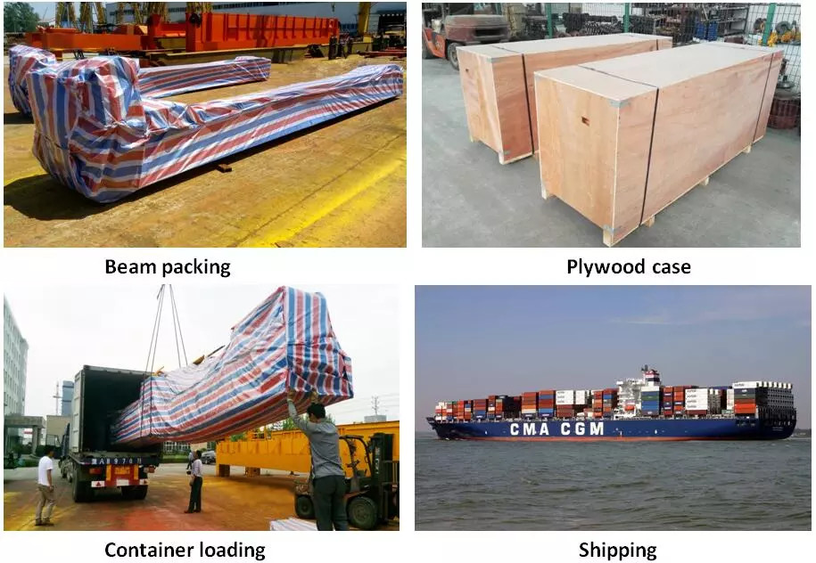 Iron Steel Plant 15T Single Girder Overhead Crane Lifting Equipment