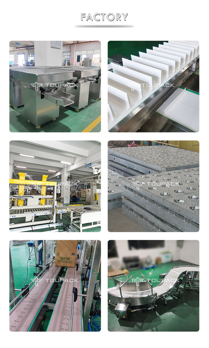 Food Grade Pvc Texture Conveyor Belt Production Line Bags Or Bulk Materials Conveyor Belt System