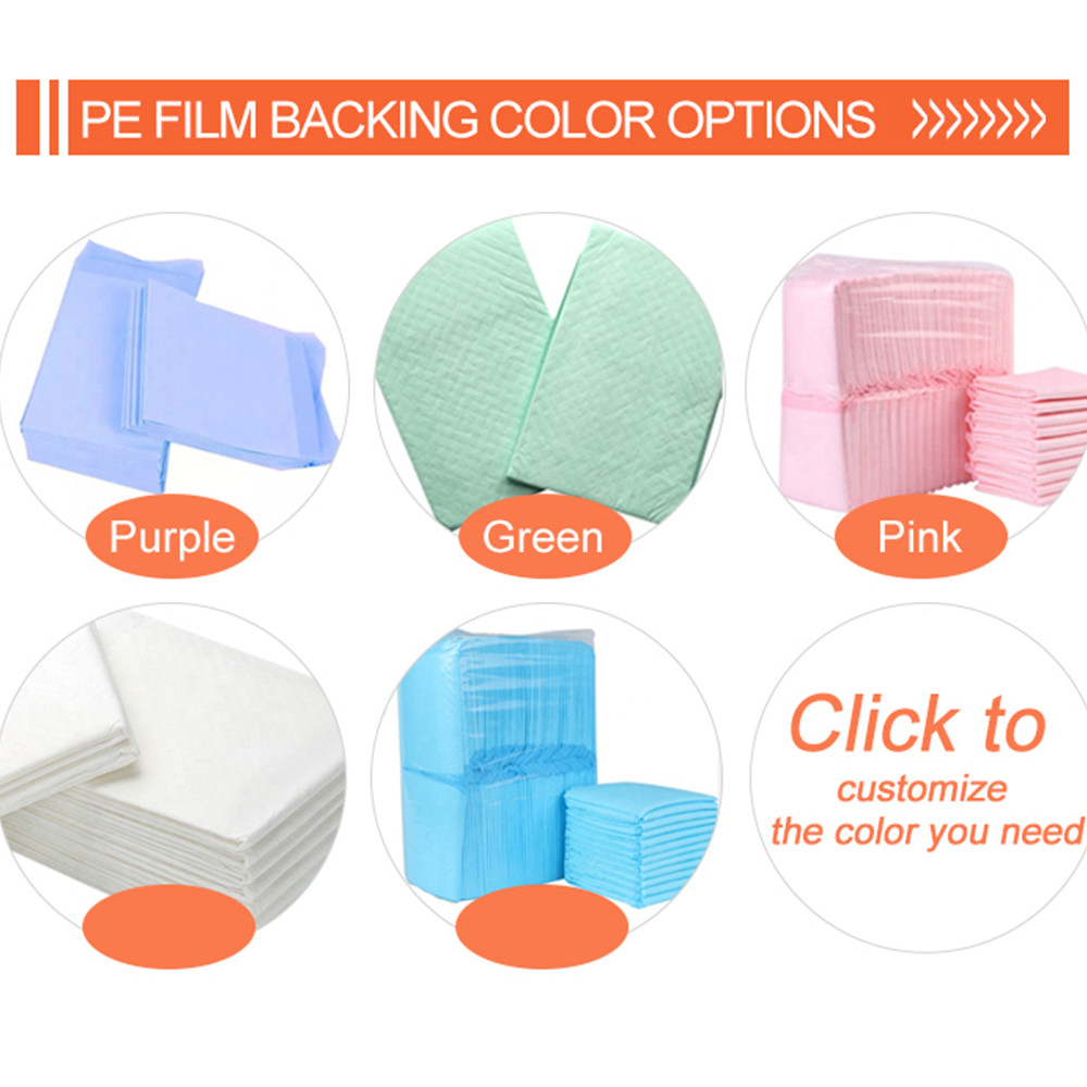 Dry Mesh Cover Medical Underpads SAP Disposable Bed Pads 60x90cm