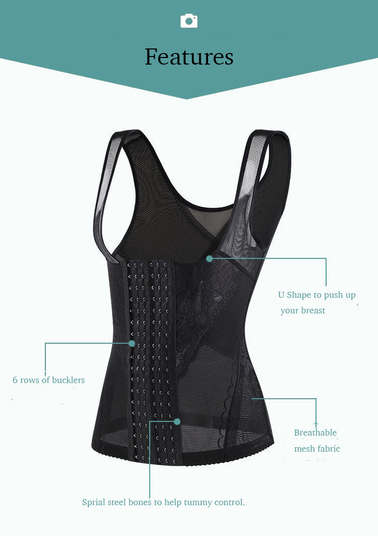 Postpartum Tummy Control Waist Shaper Underwear U Shape Speed Up Recovery Cincher Shapewear