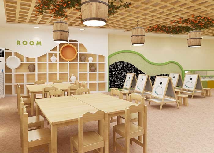 Practical Kindergarten Classroom Floor Plan Solid Durable Economical CE SGS Approved