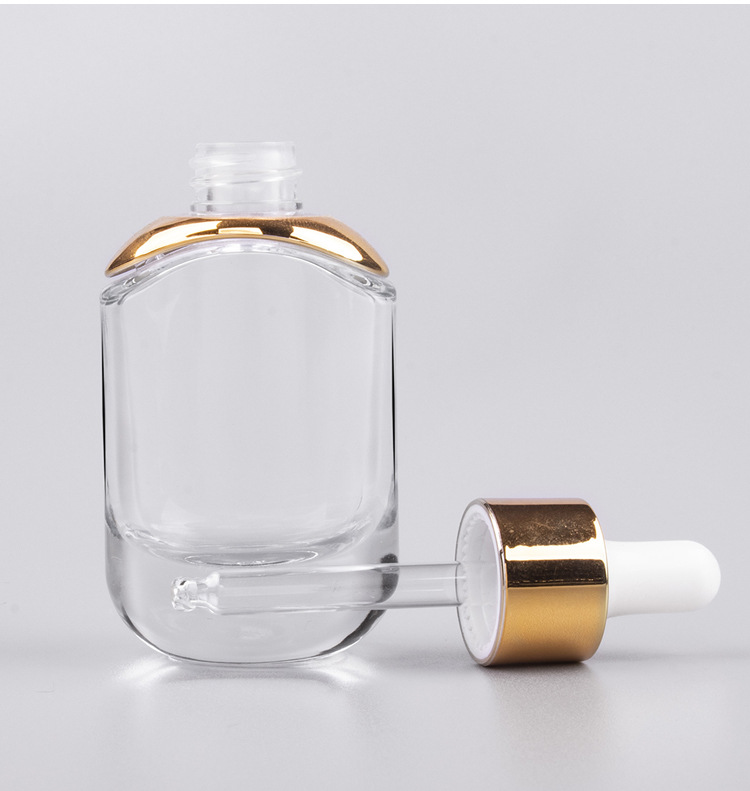 Other Cosmetic CUSTOM Empty Oval Unique Essential Oils Glass Dropper Bottle for Hair Oil 15ml 30ml 50ml 1oz 2oz