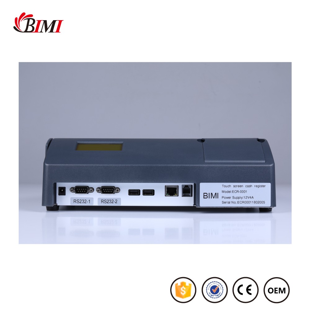 Android 4.2.2 Electronic Cash Register with 58mm Thermal Printer and LCD Touch Screen