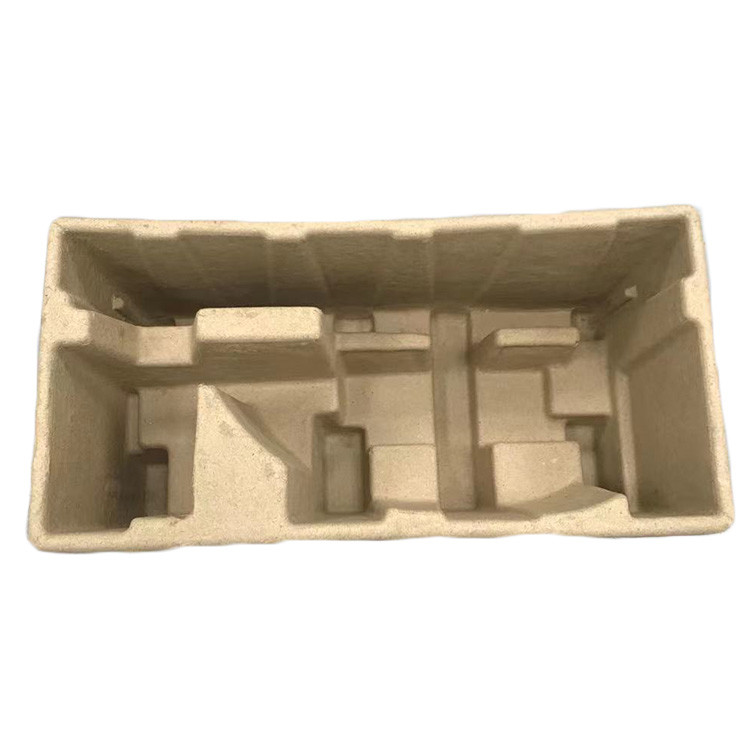 SGS Bagasse Paper Tray Packaging Eco Friendly OEM Acceptable