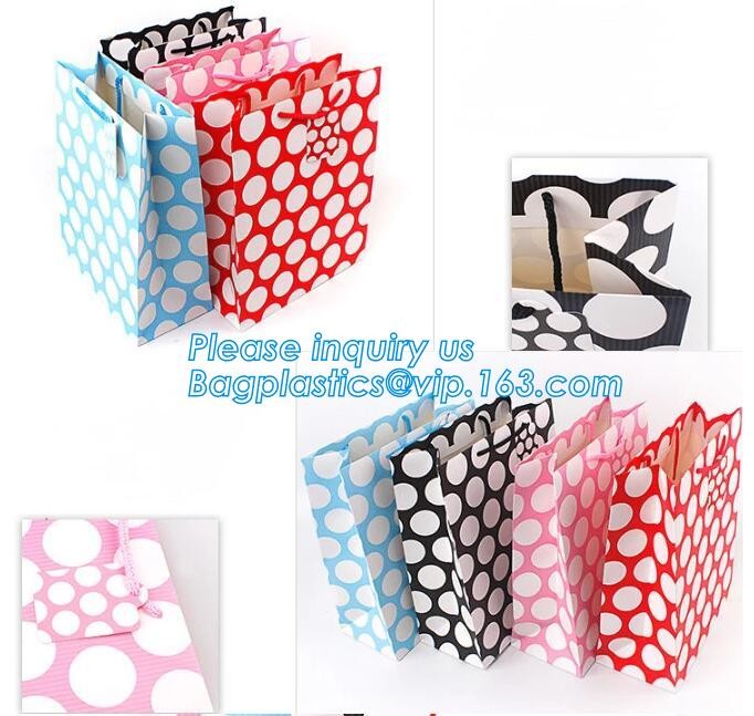Custom Printed Accept Wholesale Stock White Brown Kraft Paper Shopping Bag With Handle No Minimum, carrier handle bags