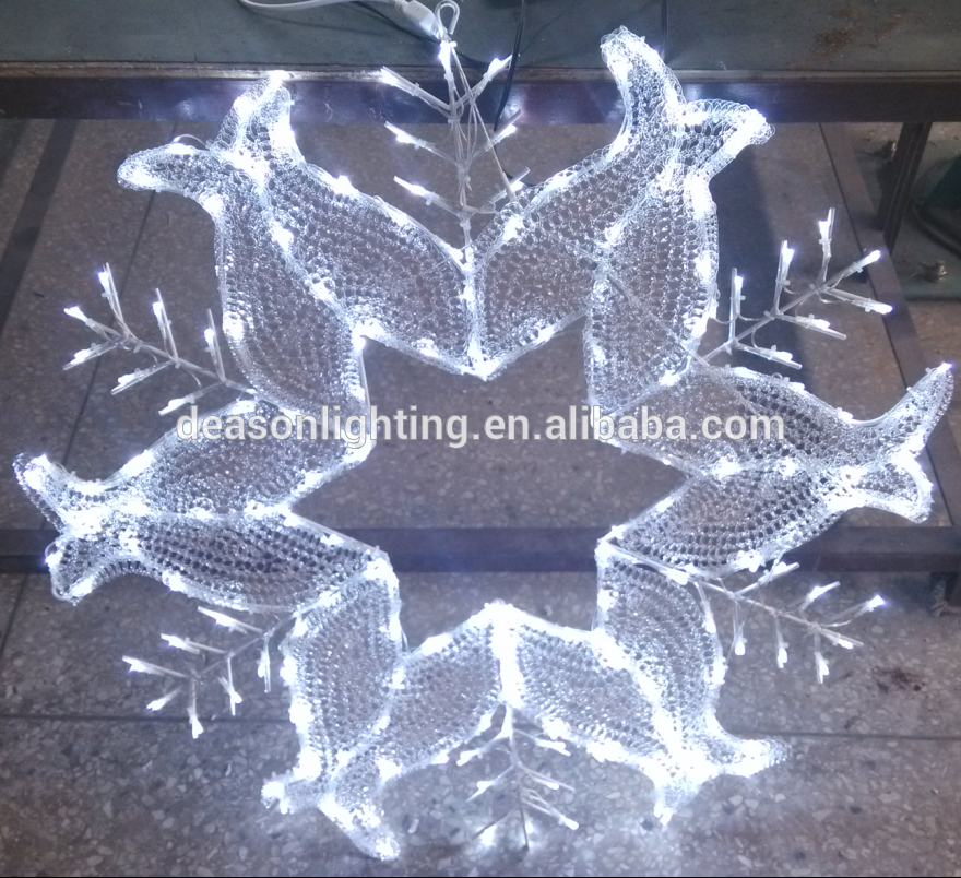 led christmas snowflake