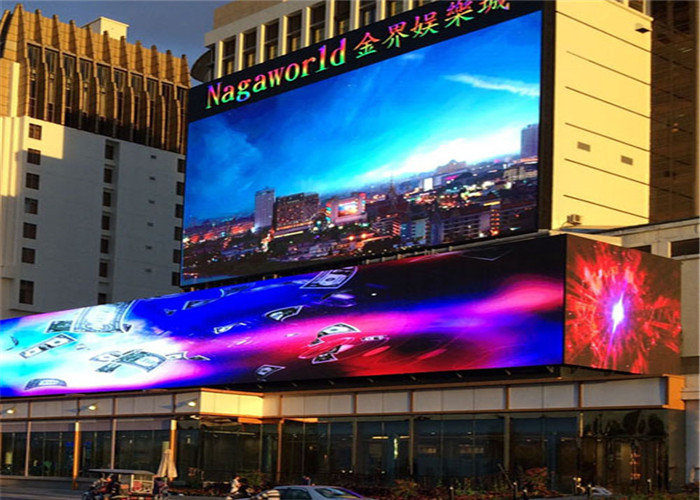 P10 Full Color 7000cd/Sqm Cabinet 320x160mm Outdoor Fixed LED Display