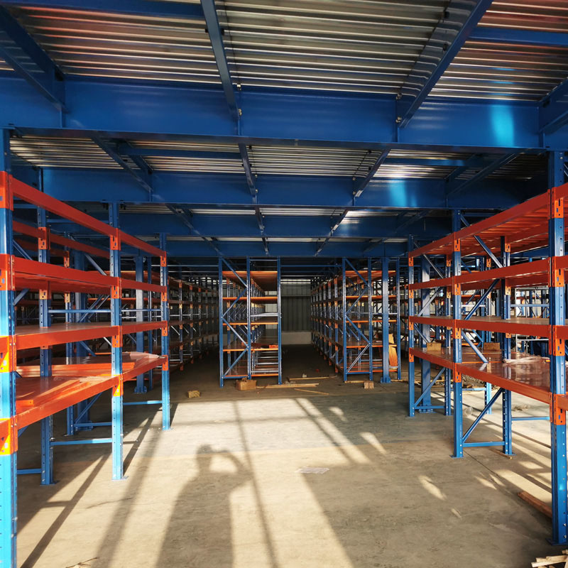 Steel Mezzanine Shelving For 2-3 Layers Of Heavy Duty Storage Solutions