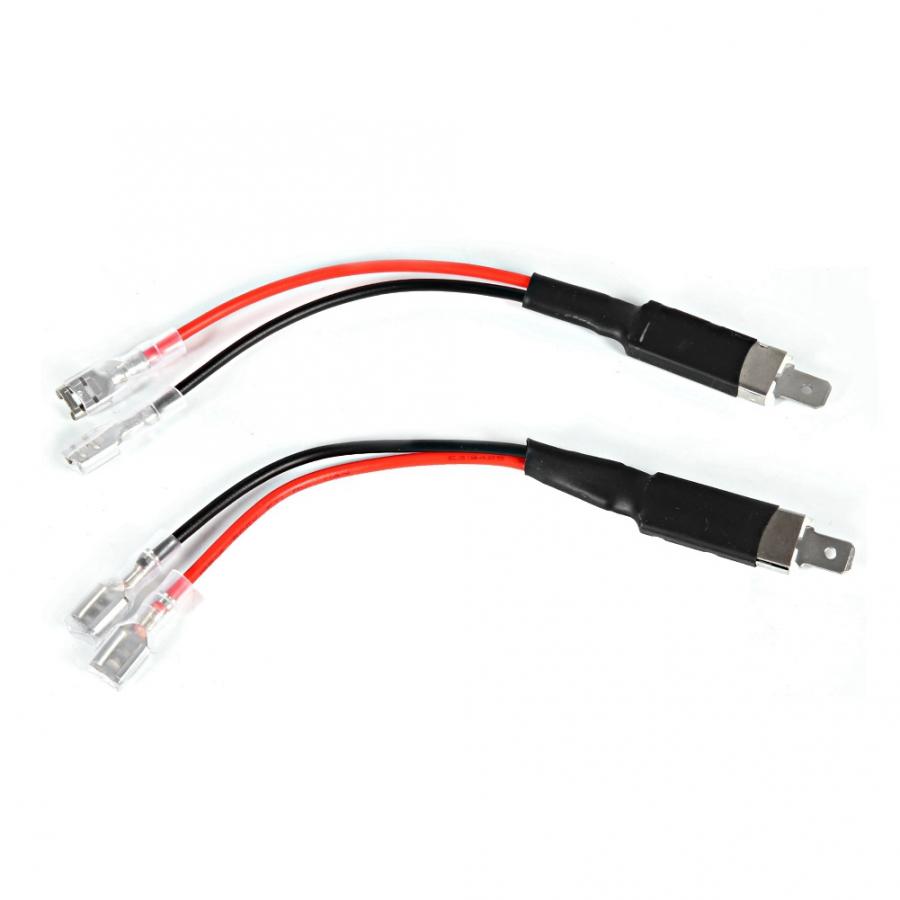 Single Wire H1 LED Bulb Connector 12v ABS Electric Wire Harness For LED Headlights