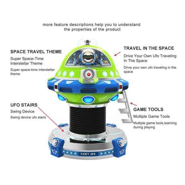 Swing Kiddie Ride Game Machine Indoor Amusement Equipment OEM ODM