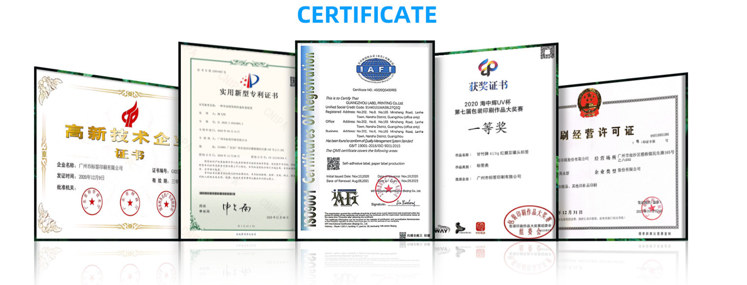 Adhesive Waterproof Ale and Lager Bottle Design for Customized Professional Packaging