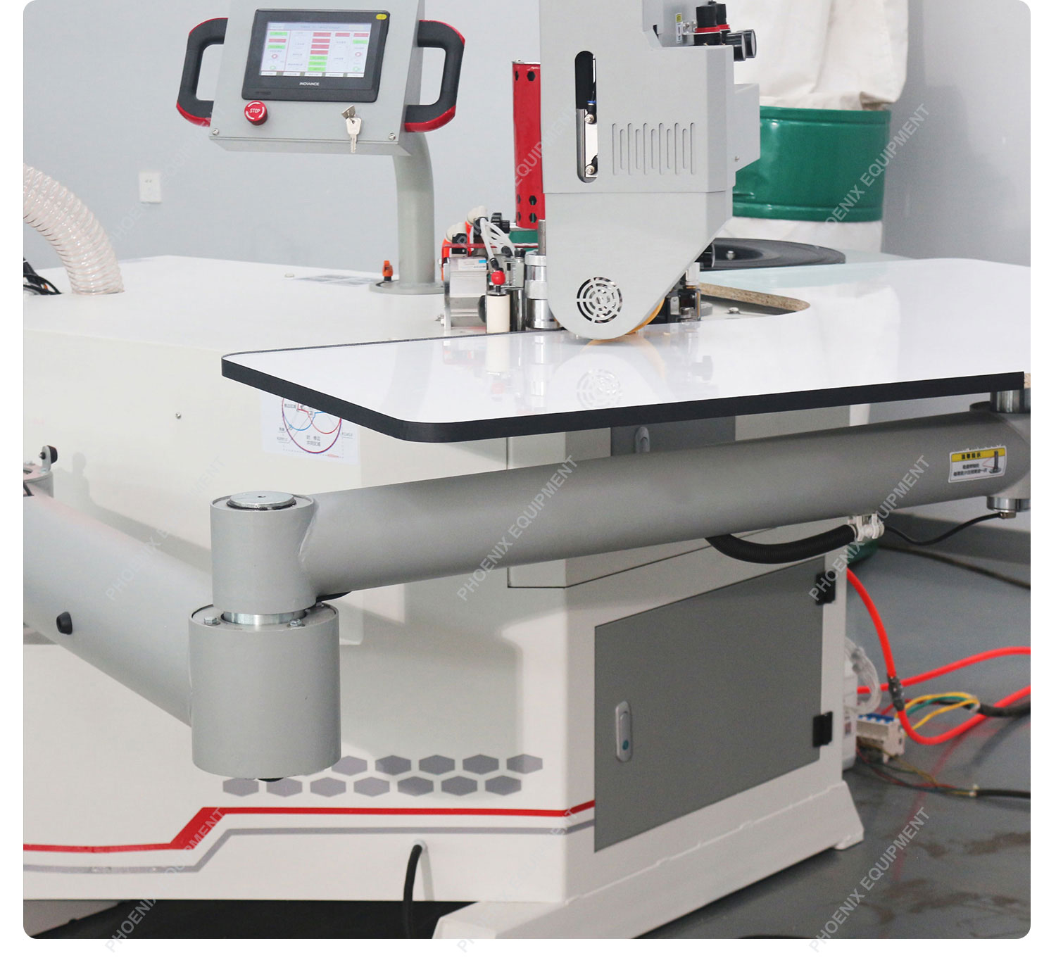 110C-210C Glue Pot Laser Precision Docking Straight Curve Rocker Automatic Edge Banding Machine