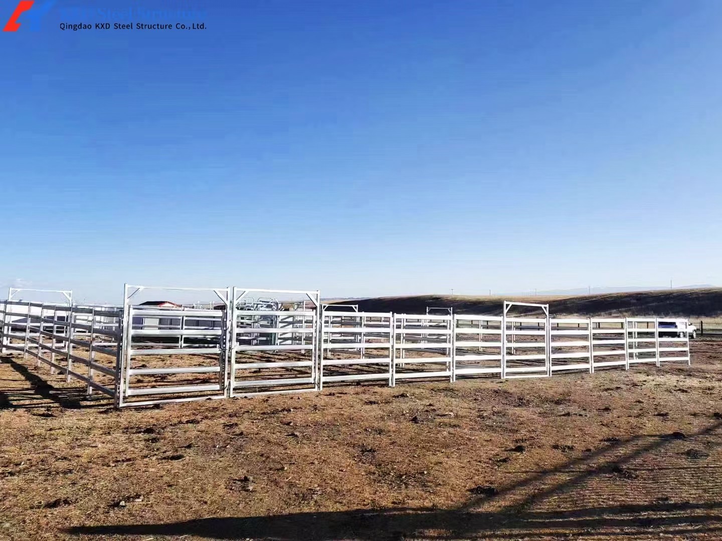 Livestock Shelter Dairy Farm Barn Custom Steel Structure Cow Shed For Live Cattle