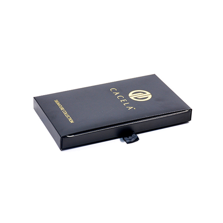 Black Simple Square Packaging Jewelry Box Design Your Packaging Customized Logo
