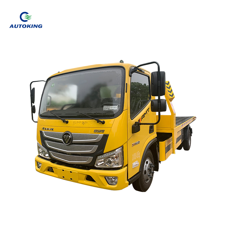 FOTON Flat Bed Towing EURO 5 Flatbed Tow Truck For Rescue Vehicle
