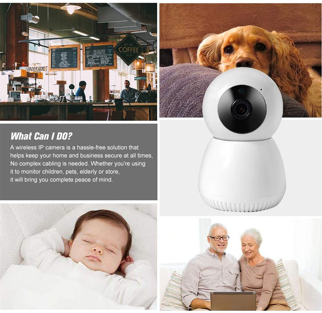 2021 Mini Wireless WIFI Indoor IP Camera Smart Camera Video Surveillance Tuya APP Home Security Camera