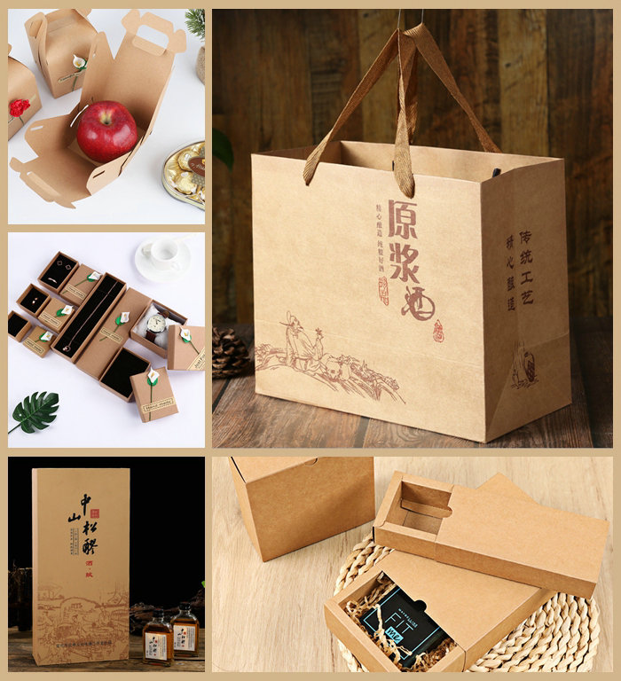 Good Stiffness Brown Kraft Paper Roll For Birthday Gift Wrapping 135gsm 170gsm