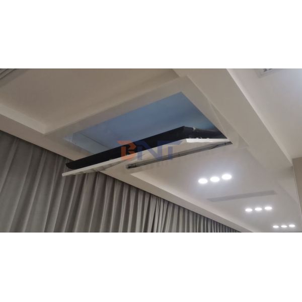 Auto Folding Electric Remote Control Motorized Flip Down Ceiling TV Mount Drop Down TV Lift TV Ceiling Mount Bracket for 55 Inch