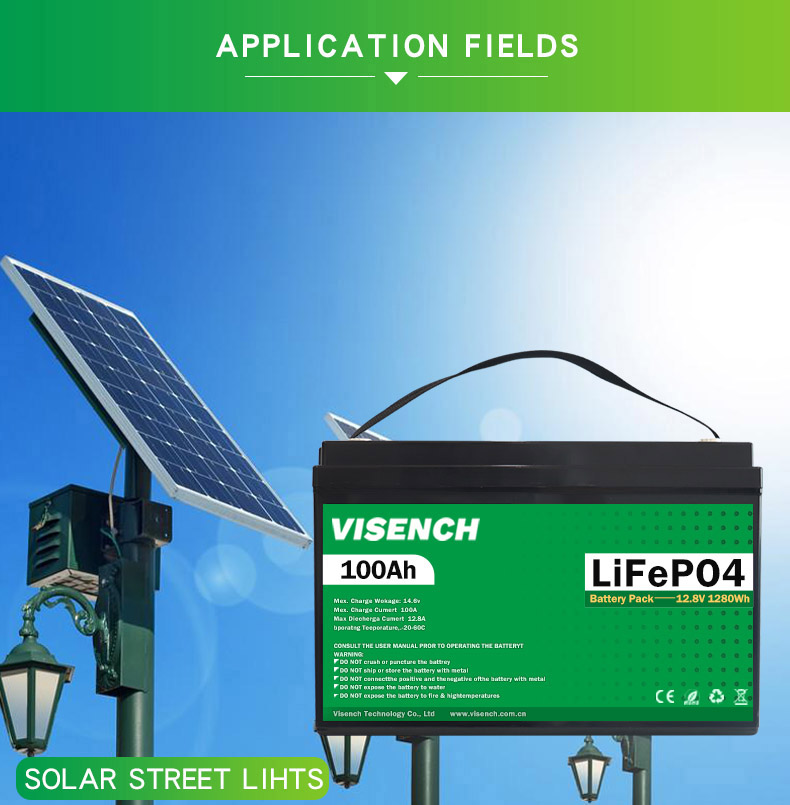 Visench Direct factory high quality 12v 100ah 5KWH 10KWH 48v 100AH lithium batteries