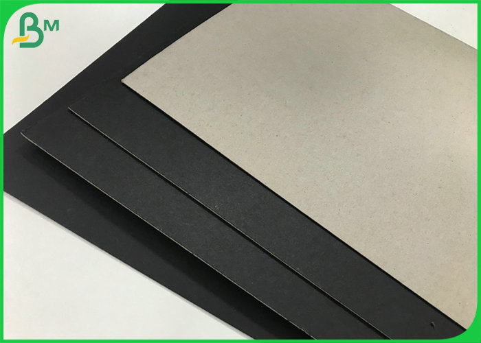 White / Black Lined Cardboard 1mm 2mm Grey Backing Board Sheet 70 * 100cm 