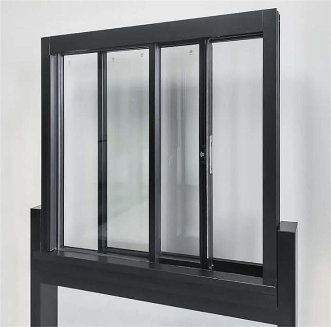 8-way Seal Aluminum Alloy Sliding Windows For Hanging Curtain Facade Decoration