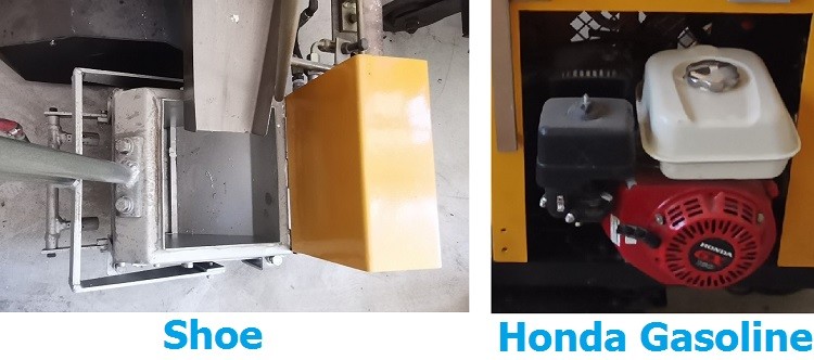 5.5HP Gasoline Car Park Road Line Marking Machine Moving Speed 12km/H