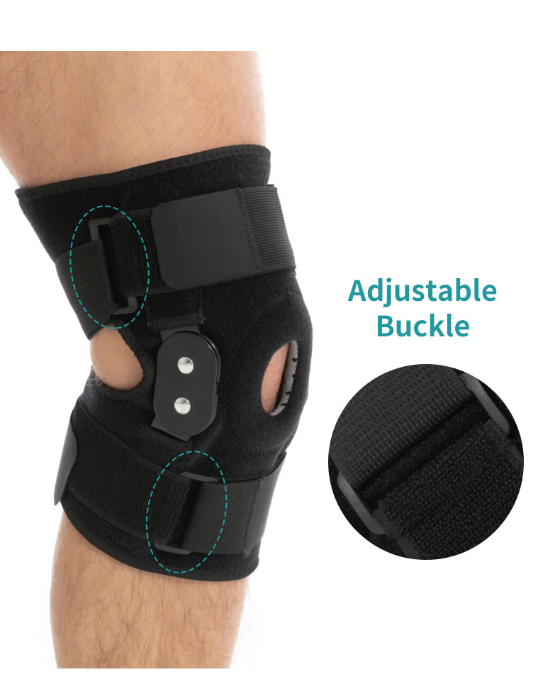 Knee Support Hinged Knee Braces For Meniscus Tear With Side Stabilizers