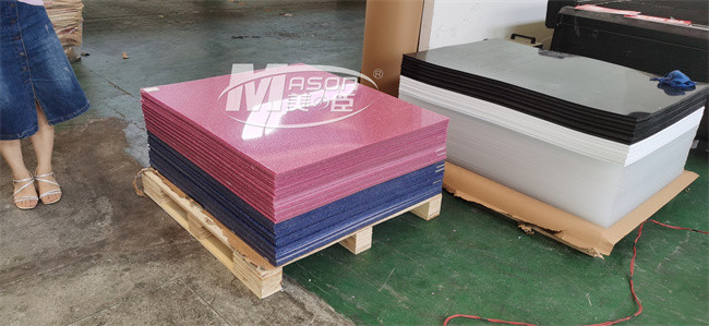 Pink Gold Coloured 3mm Cast Acrylic Pmma Sheet For Christmas