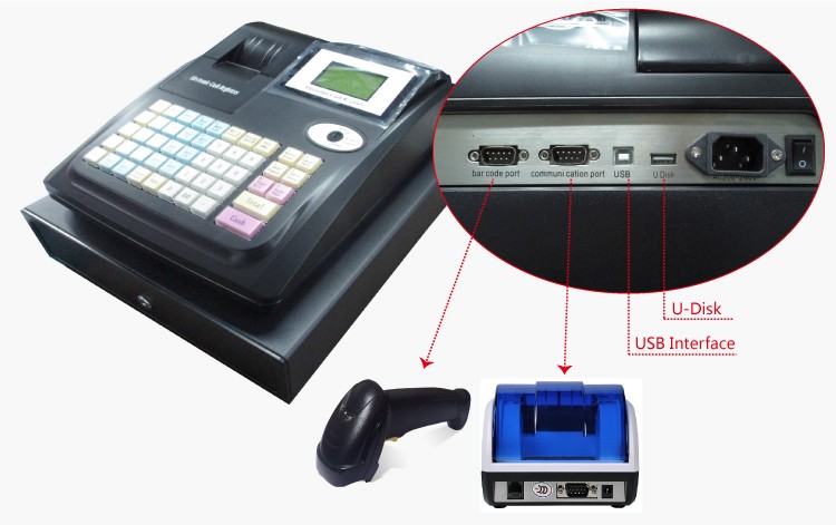 Professional Cash Register Improve Your Business Efficiency 3 Bills 8 Coins