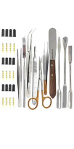 stainless steel lab Instruments spatulas mixing stiring lab spatulas