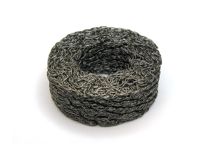Dia50*25mm Wire Mesh Washer SS Knitted Mesh Gaskets For Shielding