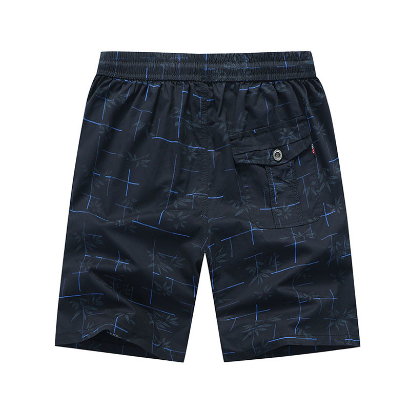 Summer men's casual stylish washed cotton beach pants
