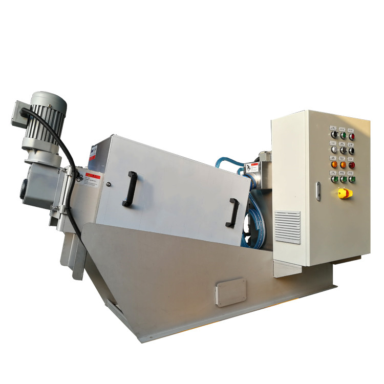 1 Agricultural Equipment Pig Dung Manure Screw Press Waste Disposal Sludge Dewatering Machine 0.75