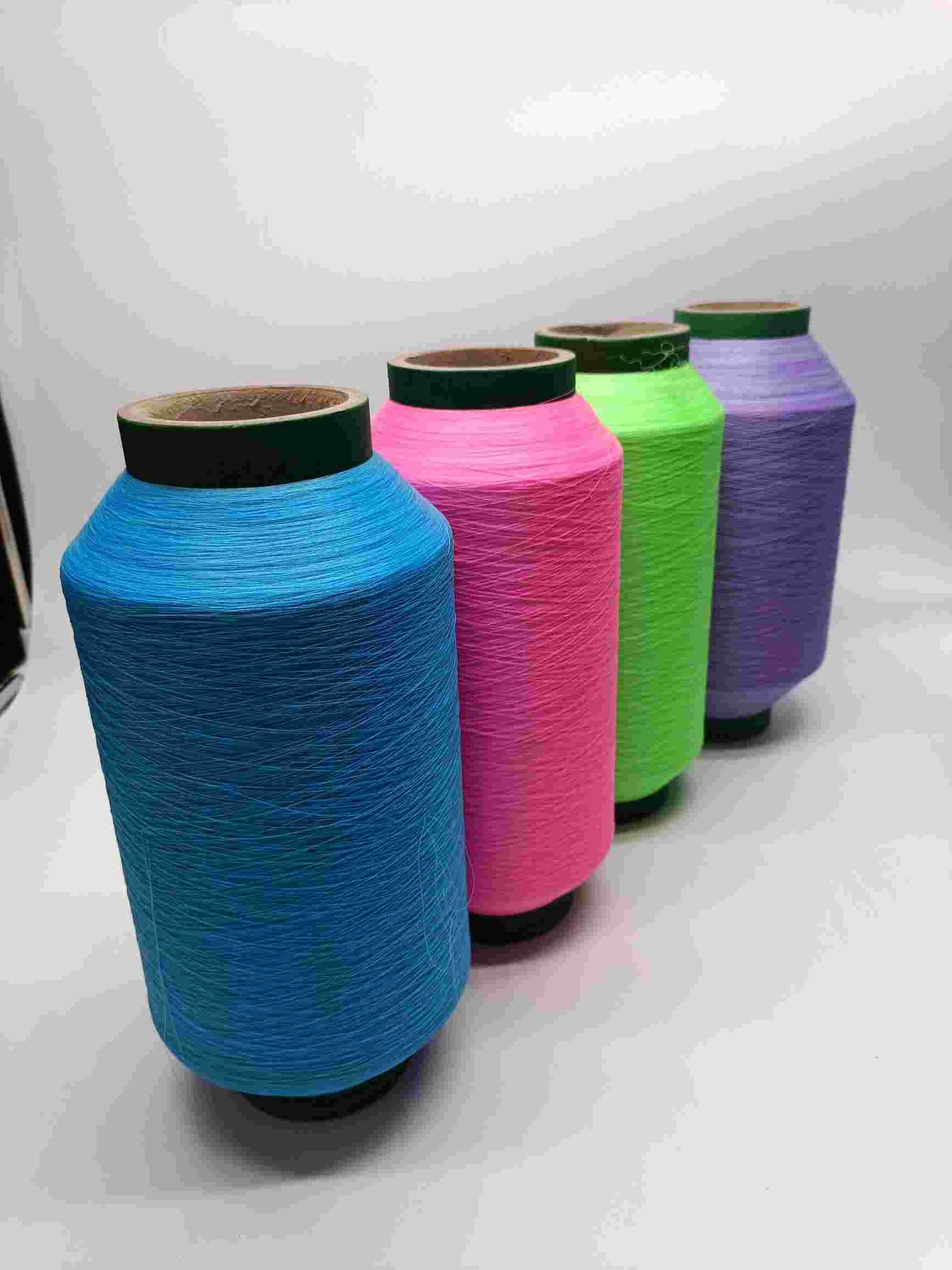 Colorful Highlight Fancy Braid Polyester Blended Yarn Microglass Bead New Shiny Reflective Yarn