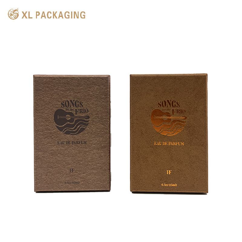 50ml 100ml Paper White Perfume Box Personalized Fragrance Packaging Box With Foam Tray