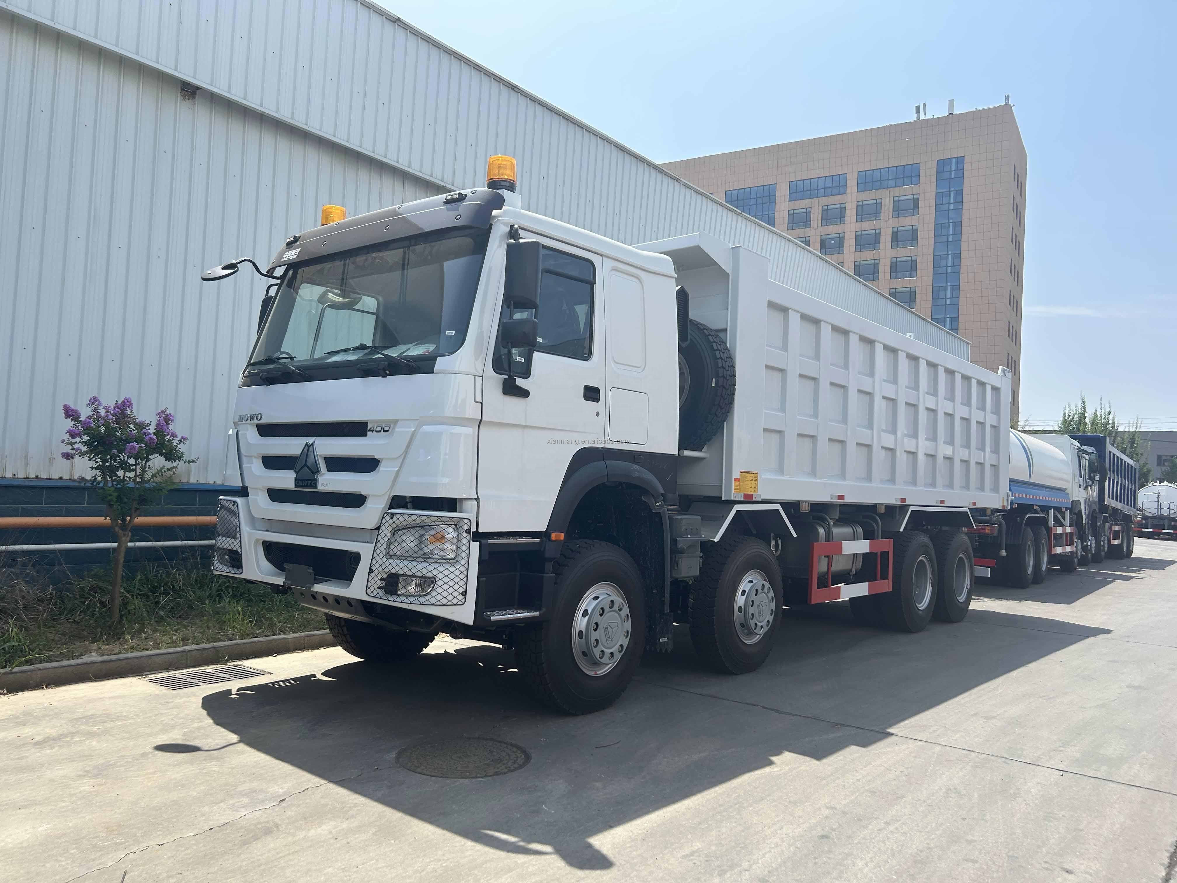 Second Hand 6x4 8x4 Howo 12 Wheeler Dump Truck 375 Tipper Truck For Highway Transportation