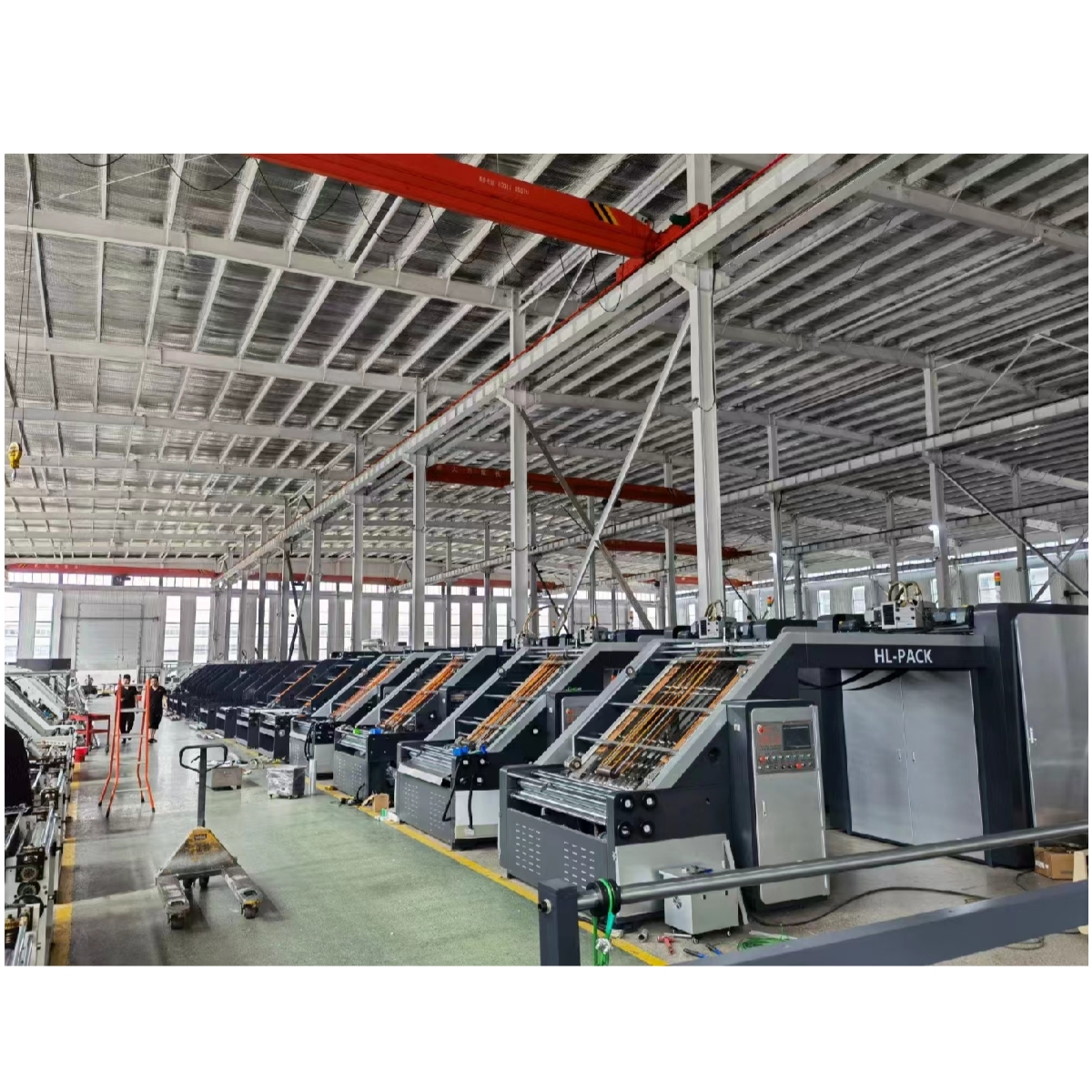 Flute Laminating Machine for Corrugated Carton Box Cardboard Paperboard Making Ideal