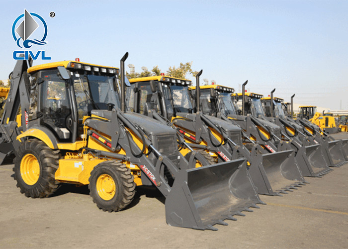 CIVLXC870K Backhoe Loader 82/74.9kw Power With 2.5Tons Rated Load