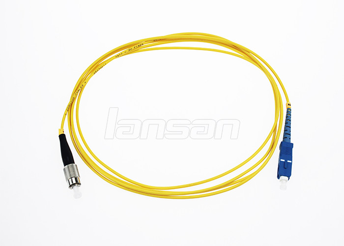 UL94V-O PVC LSZH ANSI Optical Patch Cord Simplex SC To FC UPC APC