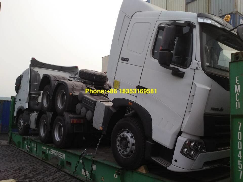 Euro4 4x2 6 Tires Howo Tractor Truck