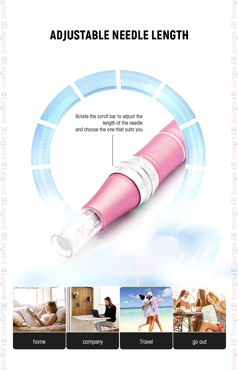 Newest Hot Sale Professional Skin Auto MD Electroporation Needle System Microneedling Derma Pen