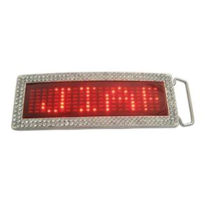 Top quality Scrolling LED message belt buckle
