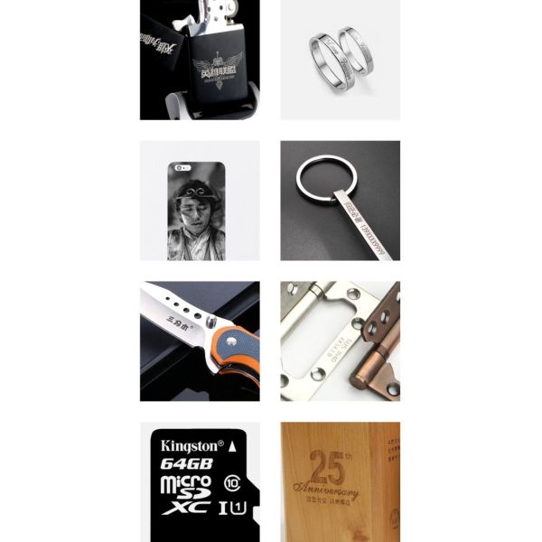 10W IC Online Laser Marking Machine Mopa Gold Laser Engraving Machine